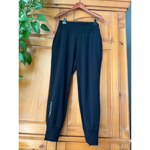 Athleta “NÜTRL” Logo Jogger Pants – Black, Size M - Picture 1 of 13